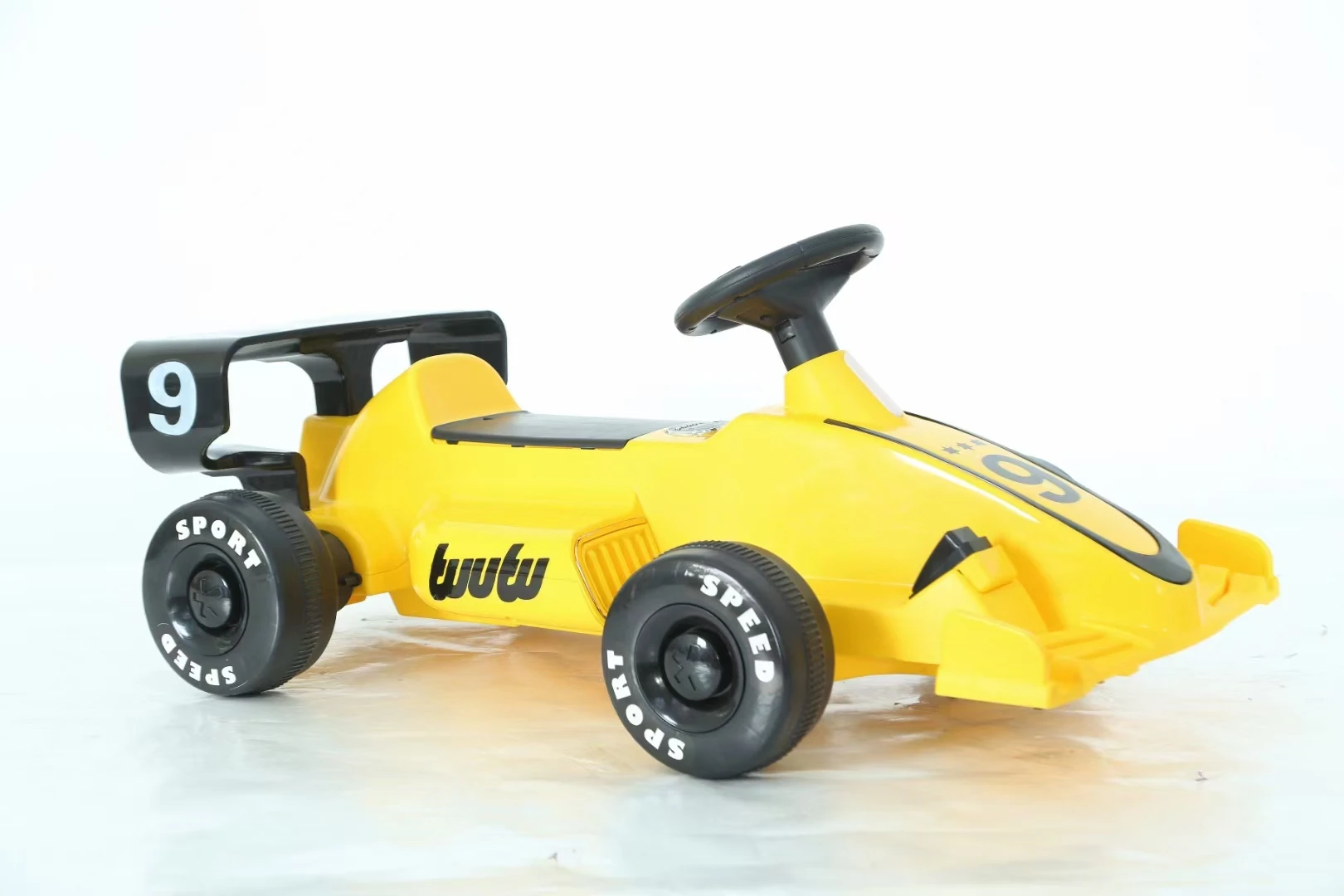 Newest Pedal Go Karts For Kids 12v Ride On Car 390 Dual Drive Battery Powered Electric Go Kart Pedal Cars For Kids