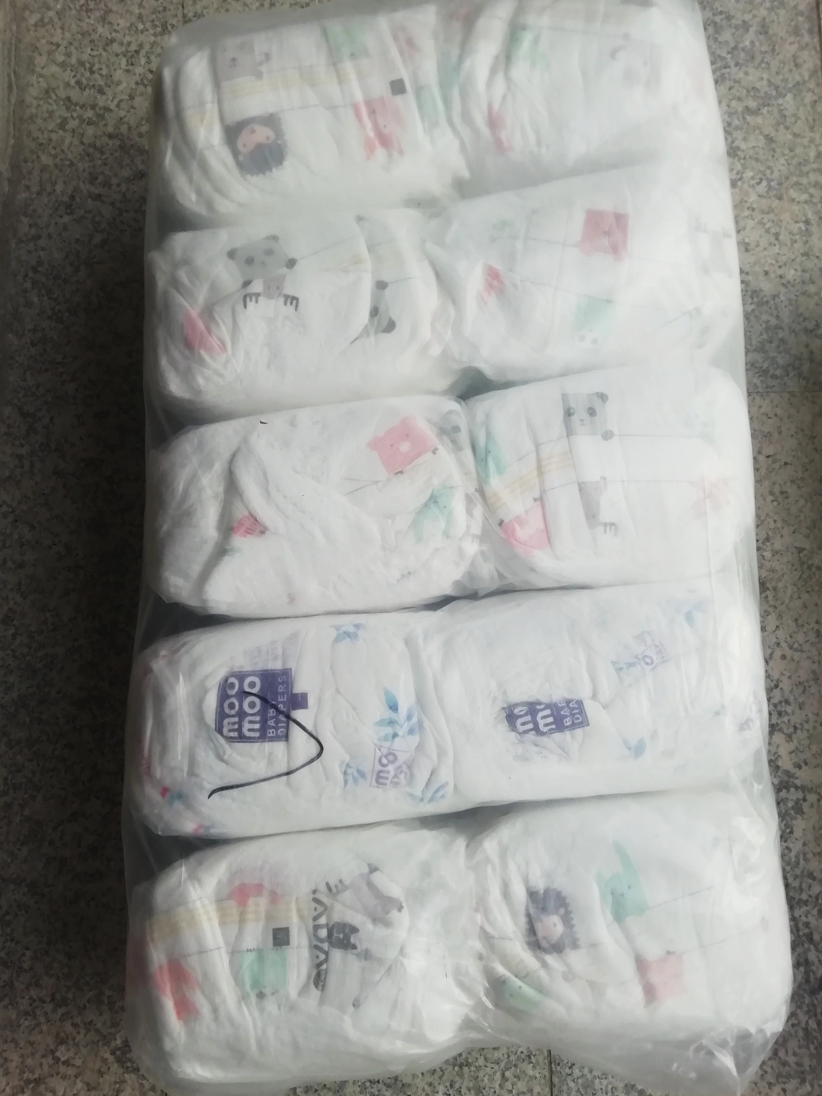 Second Grade Stocklot 99% Usable Cheap Price Good Sale Baby Diapers Class B Large Quantity Good Quality Baby Tape Diaper in Bulk