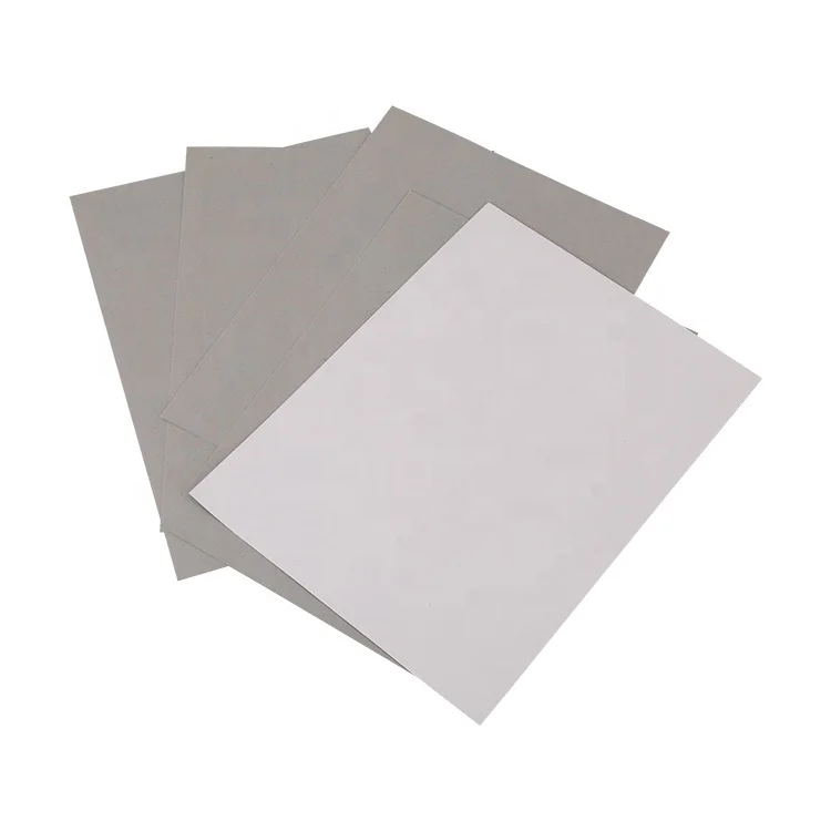 250gsm grey paper both side roll/sheets grey chipboard paper