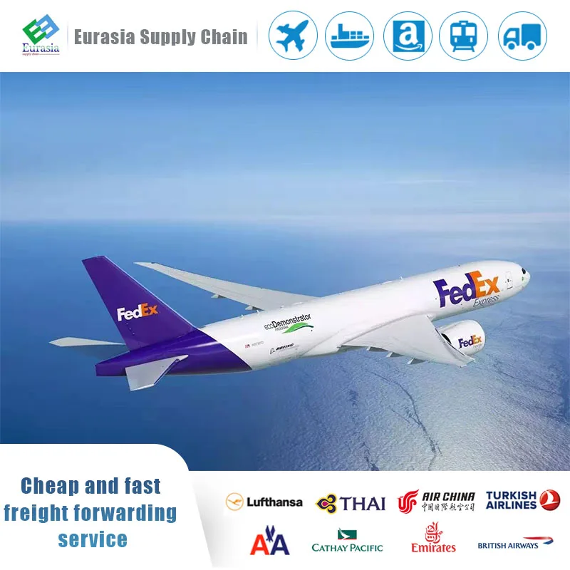 chinese air freight freight forwarders deliver goods to amazon warehouses in the united arab emirates by dhl ups fedex