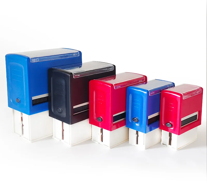 Hot Sale Factory Wholesale Custom Plastic Self Inking Stamp Set