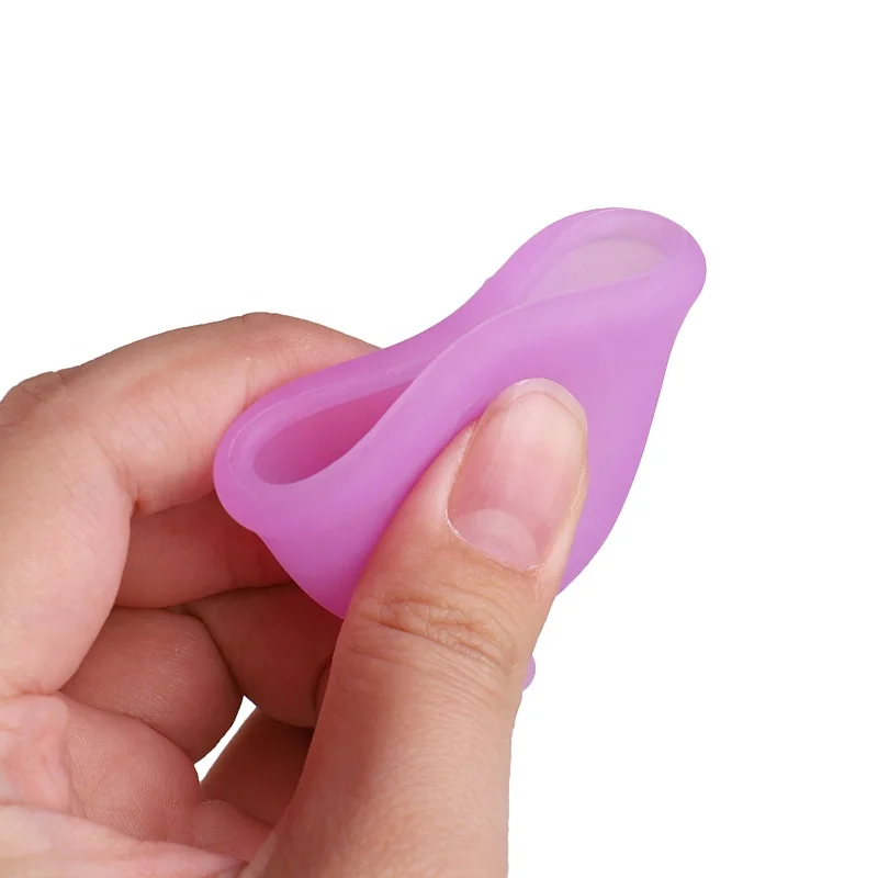 Valve Packaging Medical Grade Lady Period Cup, Silicone Menstrual Cup