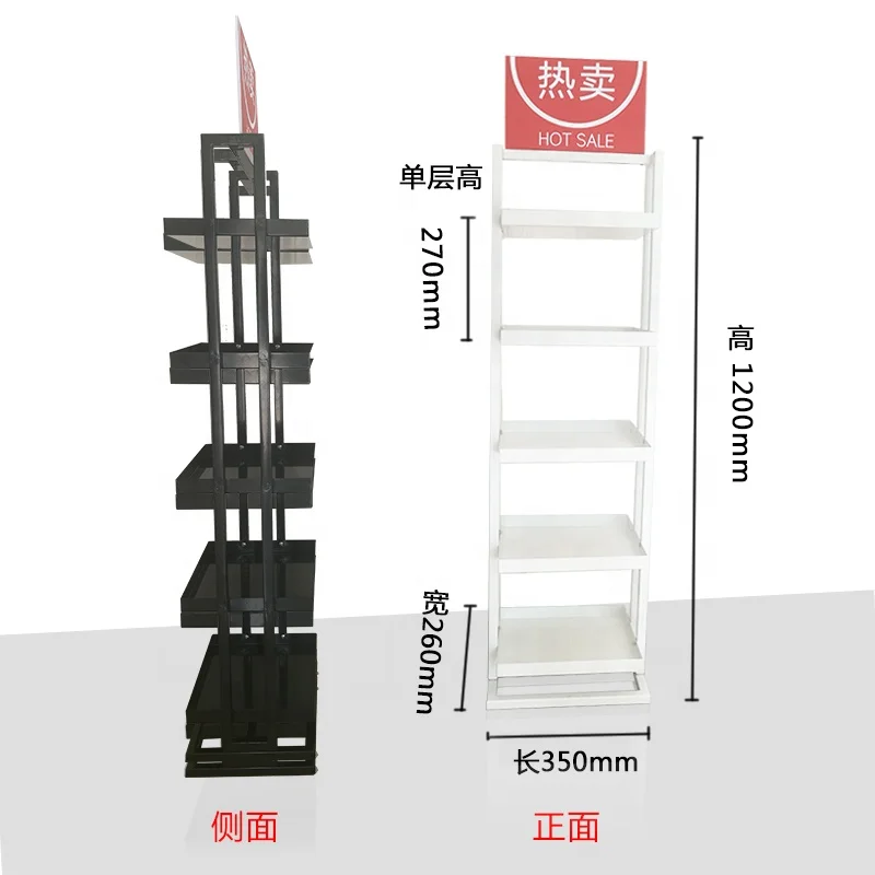 Convenient store promotion accessory bread display rack estante de exhibicin