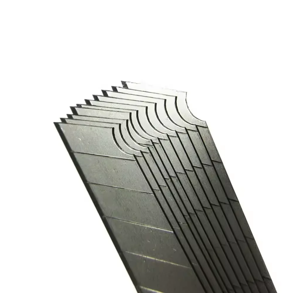 18mm Wide Snap-Off Blades Quality Carbon Stainless Steel Sharper Replacement Blade for Most Box Cutter & Utility Knife