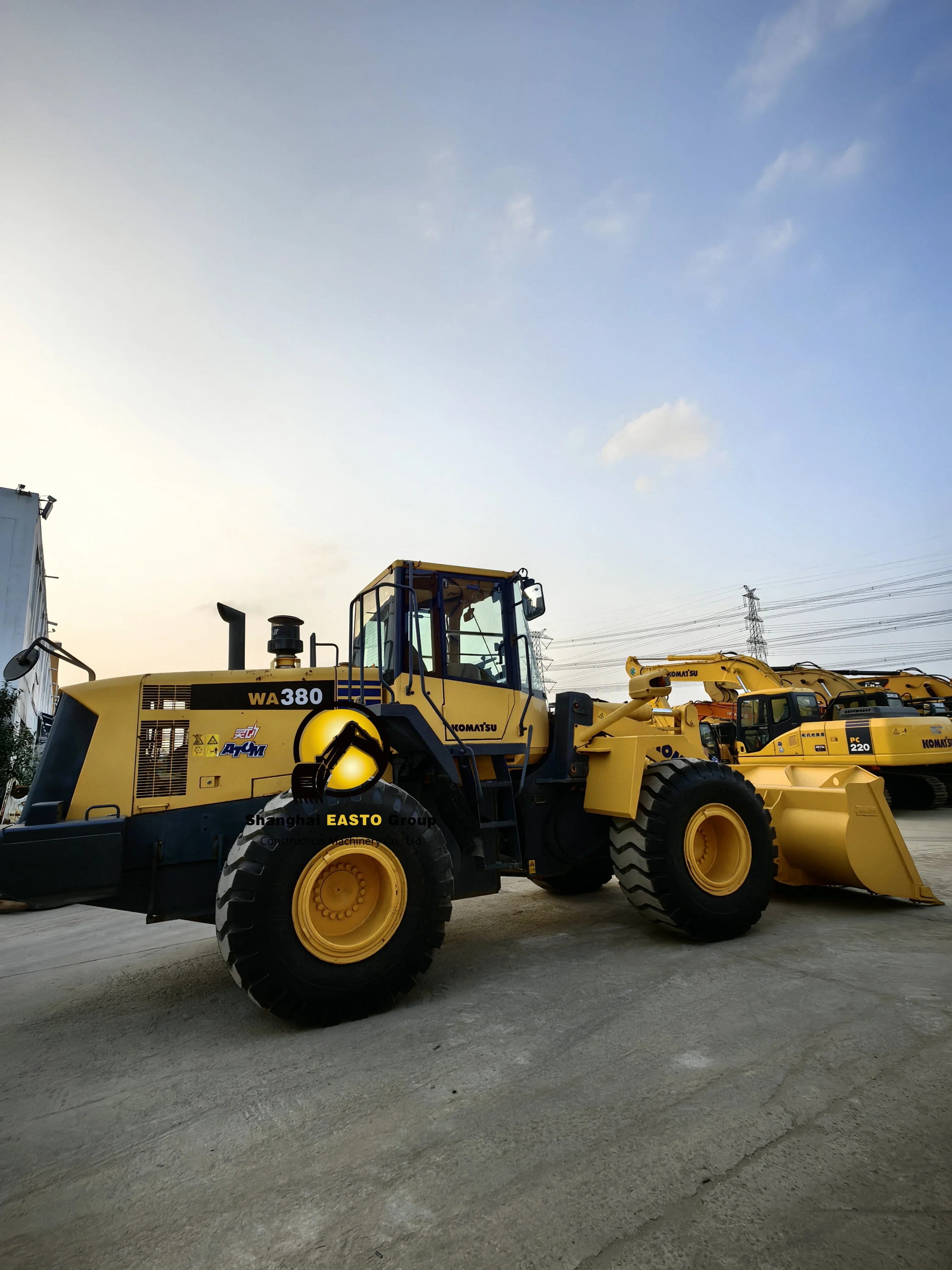 excellent condition wa380 komatsu wheel loader, wa380-3 wa380-5 wa380-6 wa400 Used loaders