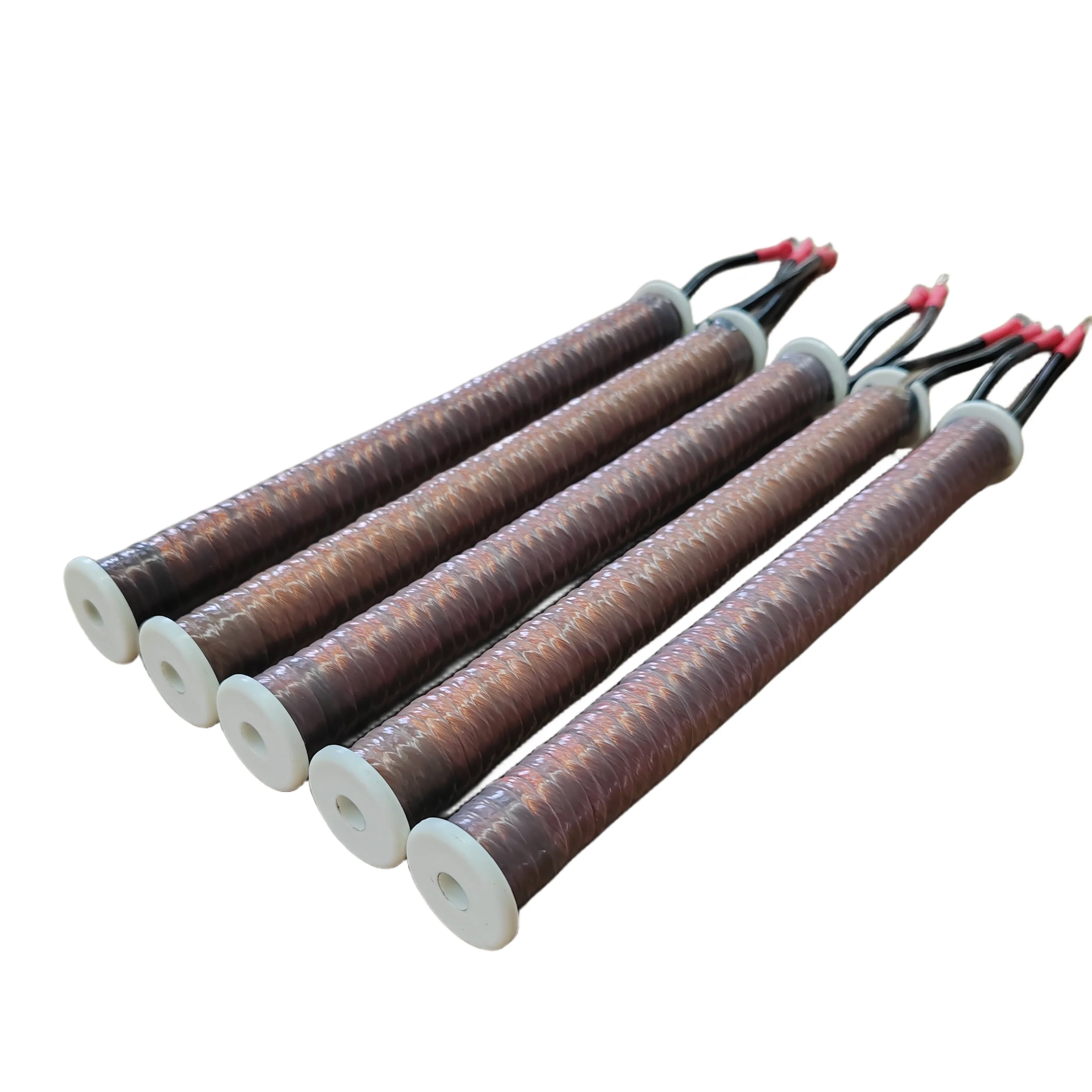 Good quality induction water heater parts heating copper coil induction coil tube