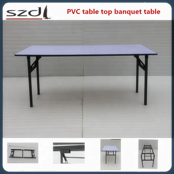 Folding Rectangular Banquet Table Metal Folding Event Tables SDB-48-3