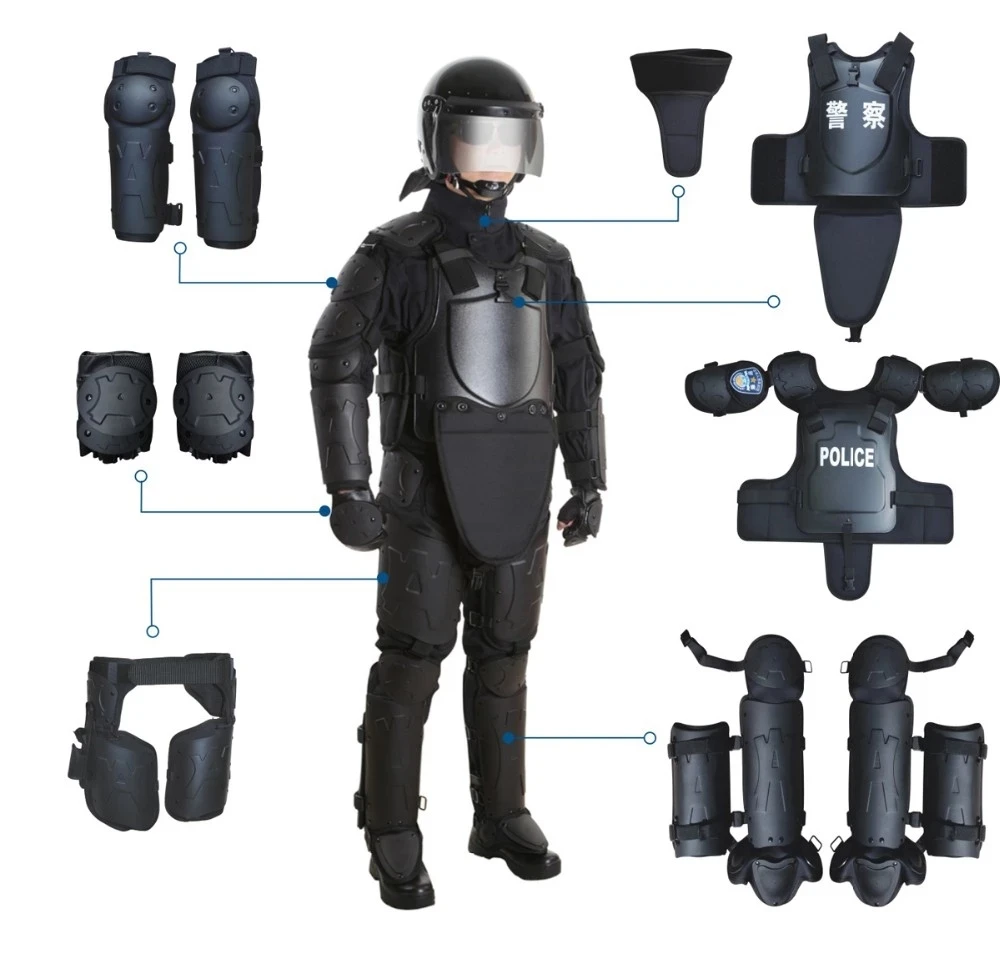 
police body armor anti-riot-suit anti riot gear 