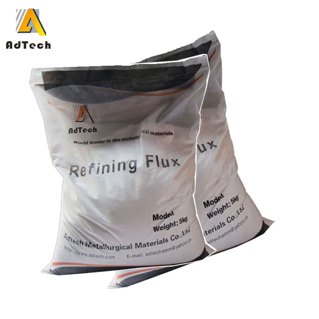 Aluminum Refining Deslagging Cover Degassing Flux For Aluminium Dross