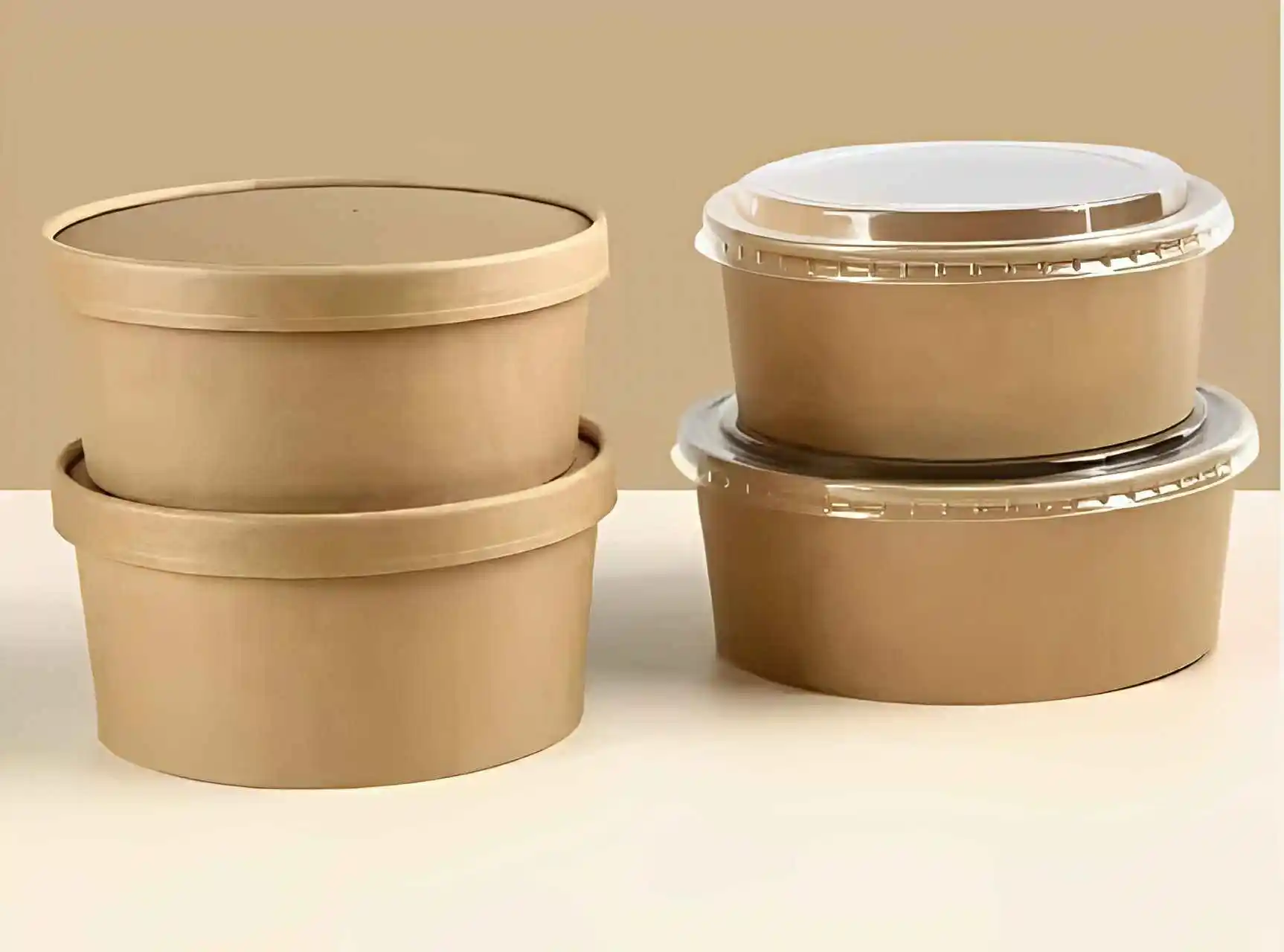Коробка суши из крафт-бумаги