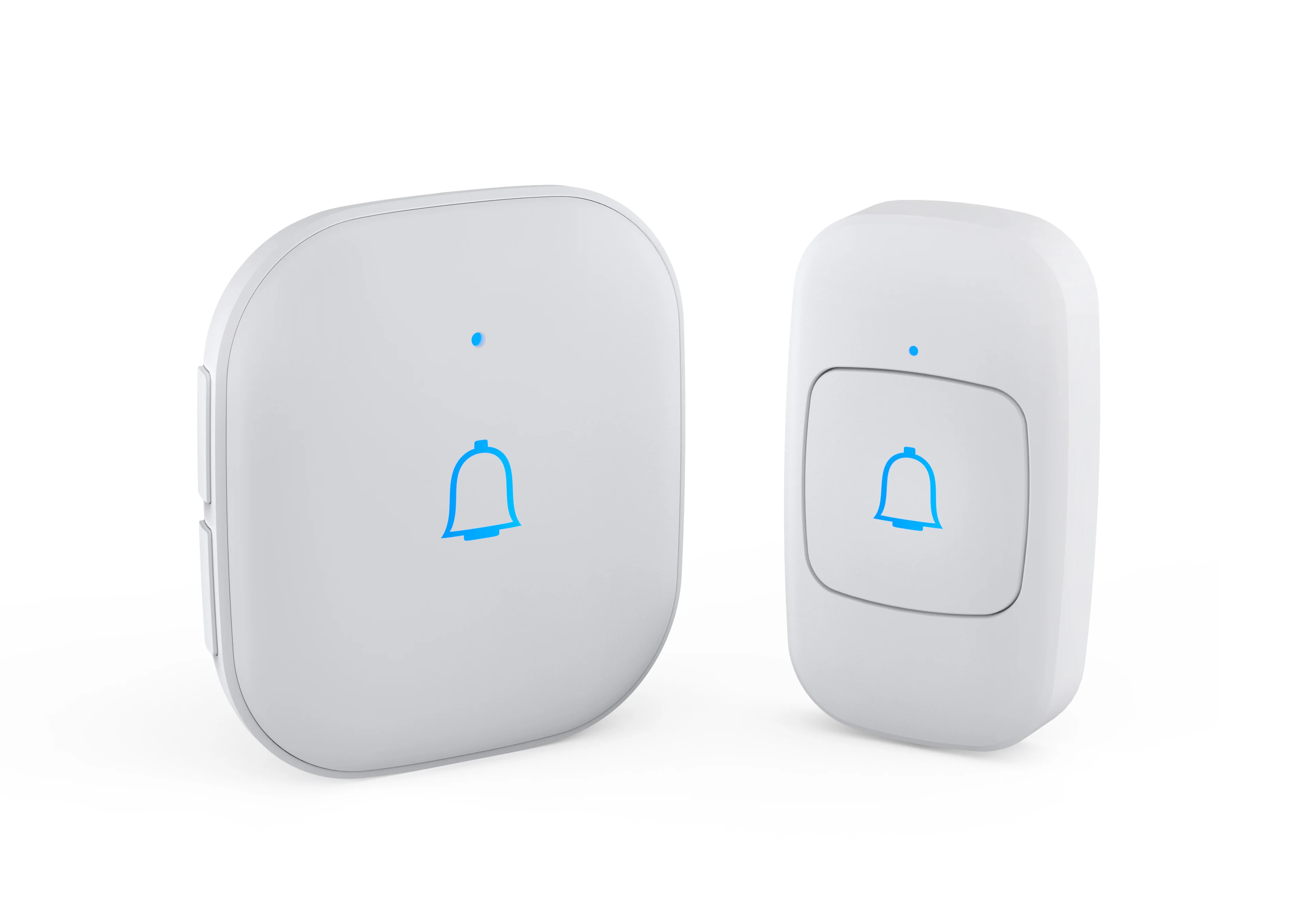 LED Flahing Indicator 56 Music 115dB 1Receive 1Button Ring Doorbell Waterproof Wireless Doorbell US UK EU plug