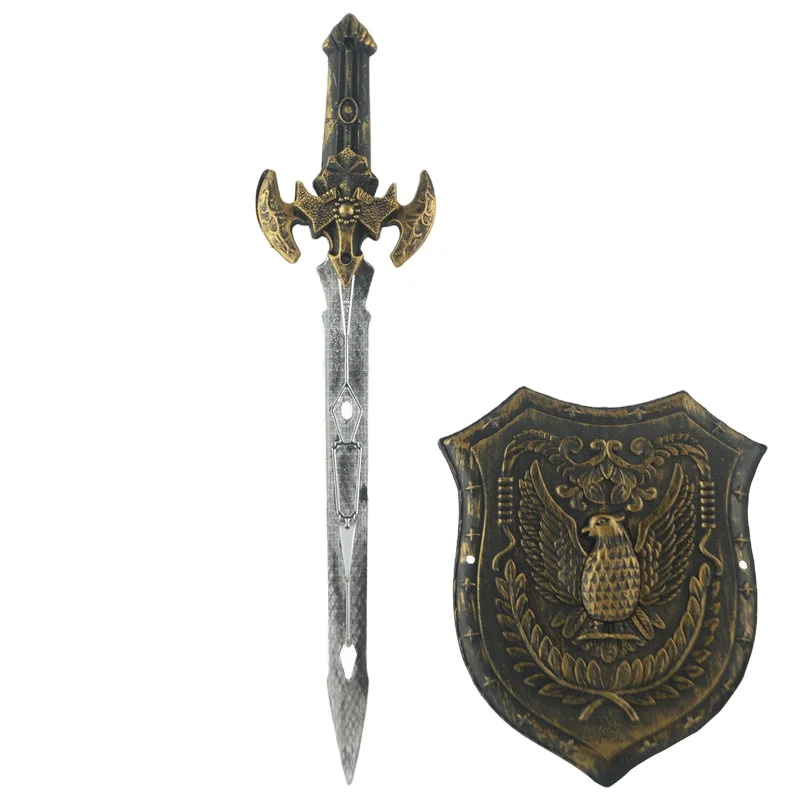 Halloween props cosplay weapon shield children toy knife gun sword dagger simulation samurai sword COS weapon