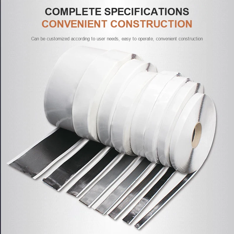 Hot Sell Impact-Resistant Vacuum Self-Adhesive Waterproof Butyl Sealing Tape for Sealing and Repairing Construction Joints