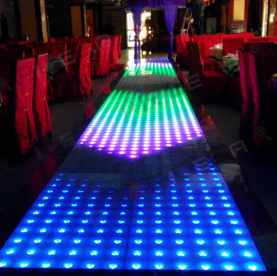 60CM*60CM led digital portable dance floor for wedding events