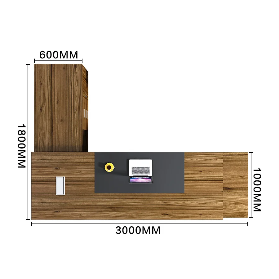 High end atmospheric modern office furniture boss table general manager table