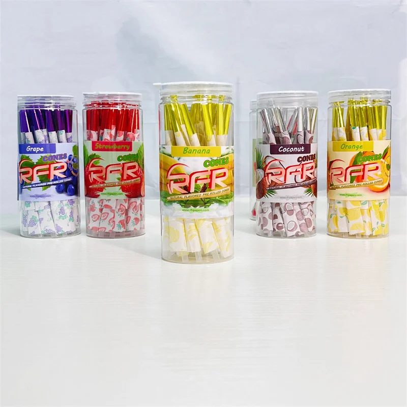 Multifarious Flavored Rolling Paper for Smoking Pre Rolled Cones Kingsize Hemp Rolling paper Smoking Cones