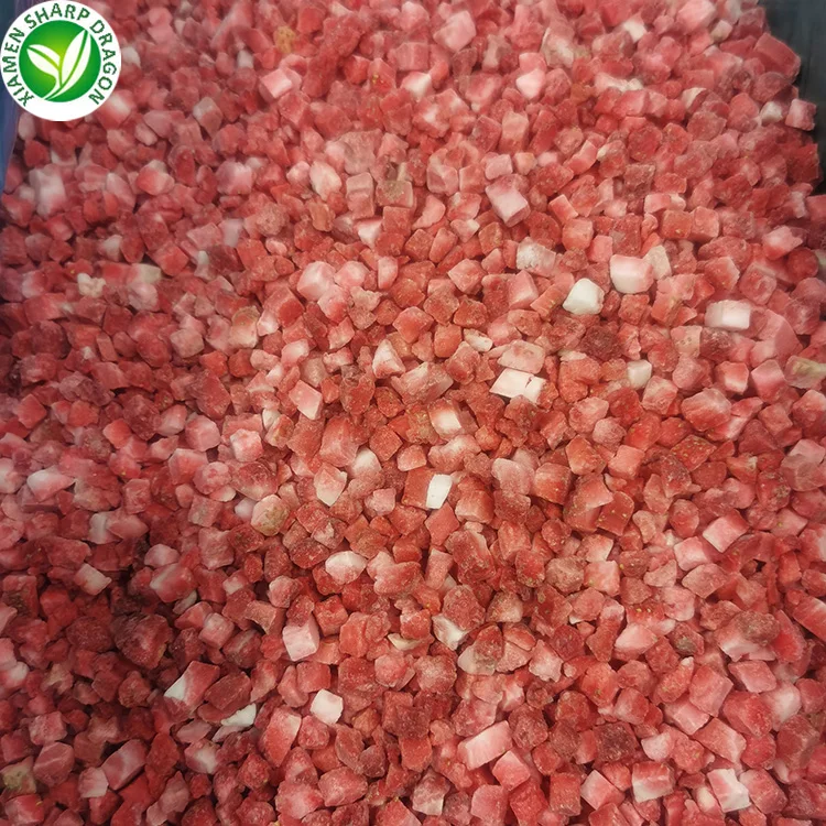 Bulk fruit pulp production price iqf frozen strawberry specifications of price