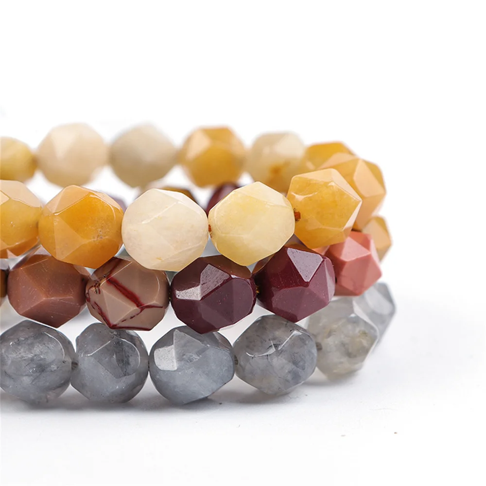 Natural Quartz Jade Stone Beads  Gemstone Beads for Jewelry Making