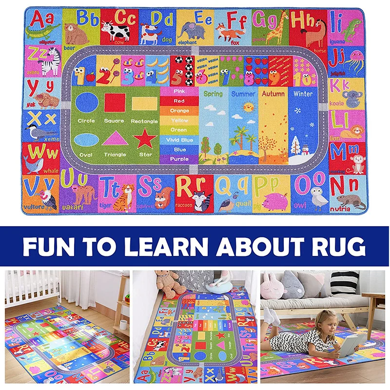 Коврик детский с принтом