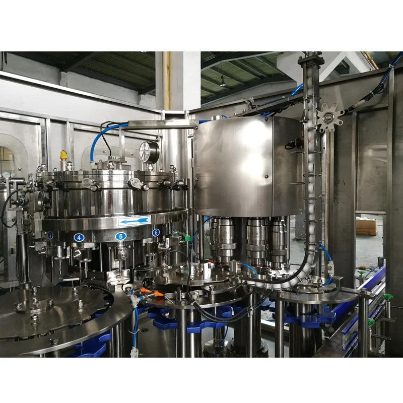 
Complete CSD Carbonated Soft Drink Production Line / Filling Bottling Machine <span style=