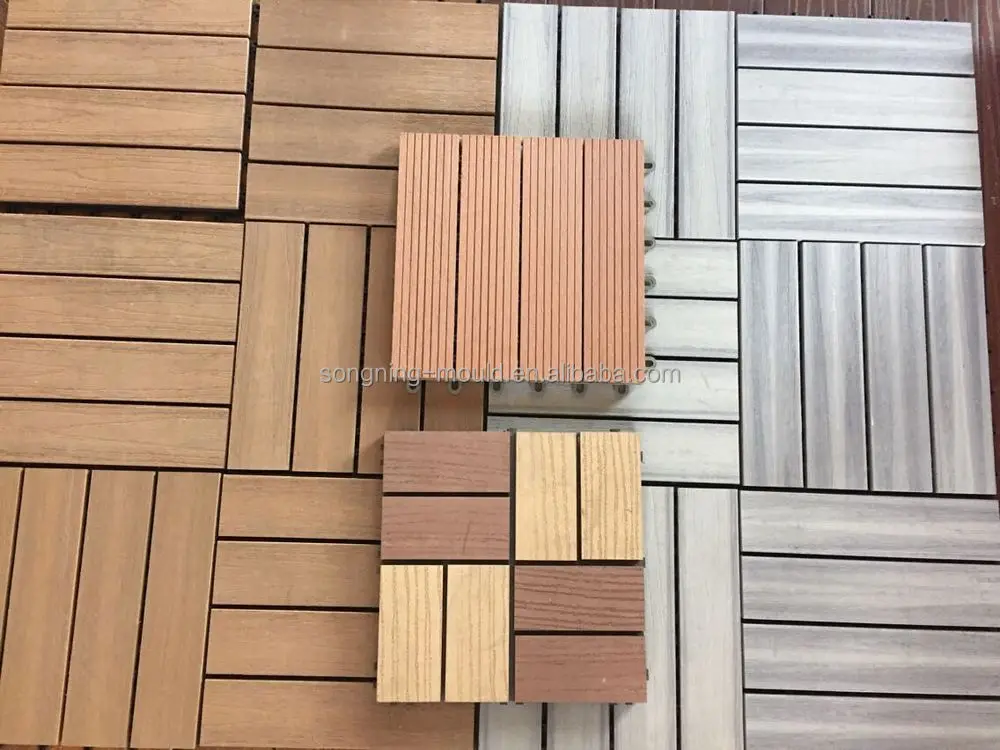 Factory price Stylish Skidproof Waterproof Fireproof WPC PVC Decking Outdoor