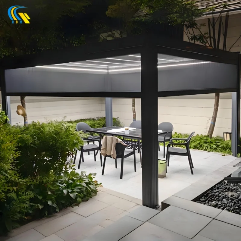 175 type aluminum alloy outdoor pavilion waterproof sunshade canopy, suitable for family gatherings