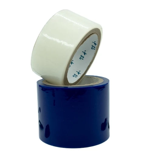 
strong adhesive easy to tear transparent pe protective film for pvc profiles 