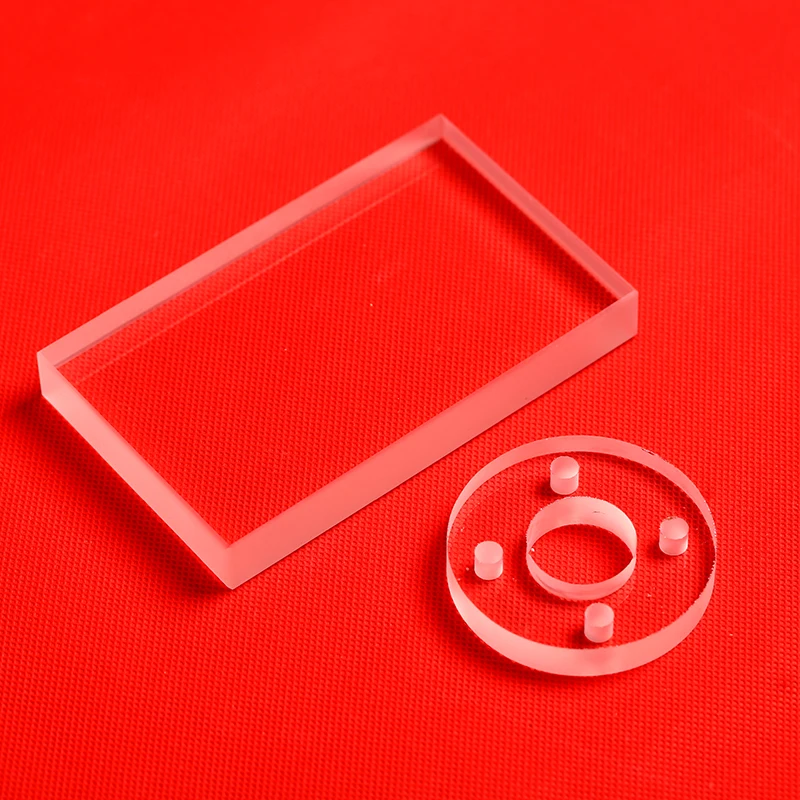 Wholesale Round Clear Fused Quartz Glass Customized Heat Resistant Fused Silica Quartz Glass Plate