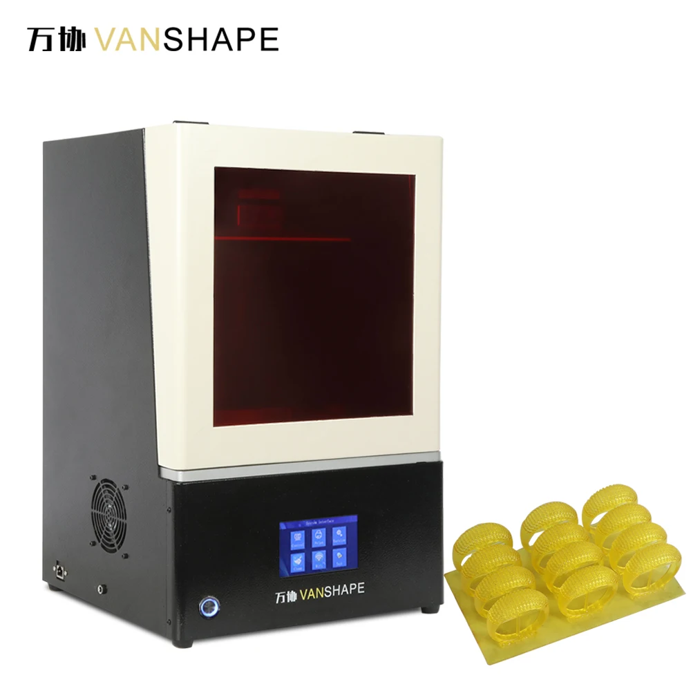 Vanshape  LCD Jewelry 3D Printer Price High Precision Monochrome Screen Photosensitive Resin 3D Printer