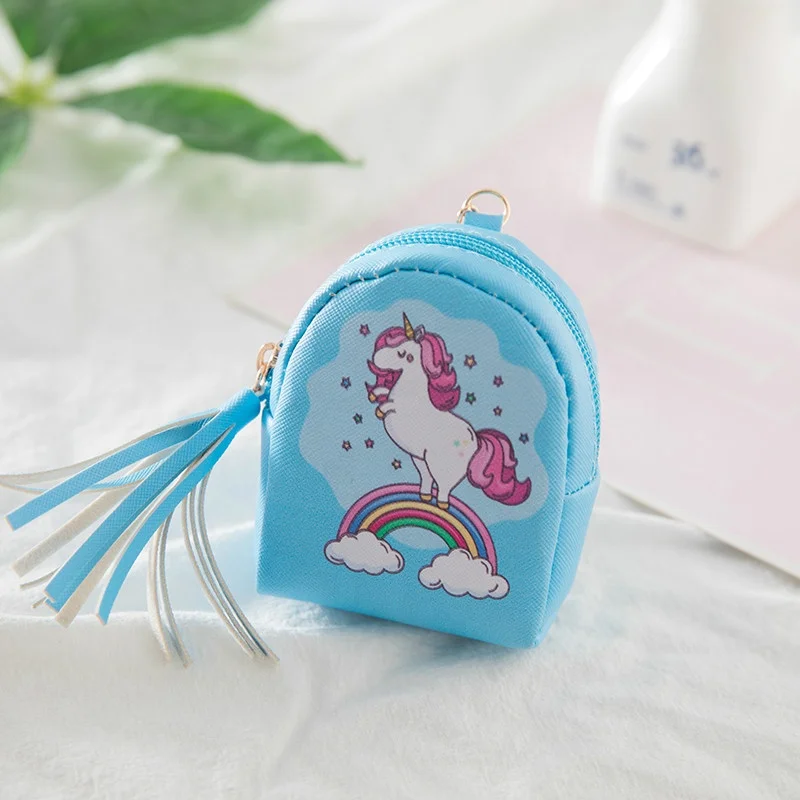 New Cute Animal Creative Mini Wallet Girl Children Student Cartoon Purse KeyChain Coin Purse