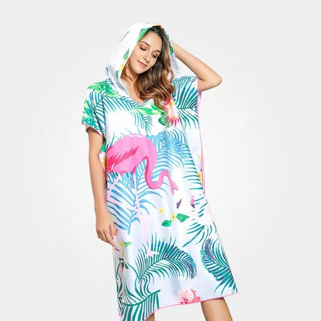 Greatex new style surf poncho beach towel for women with factory prices