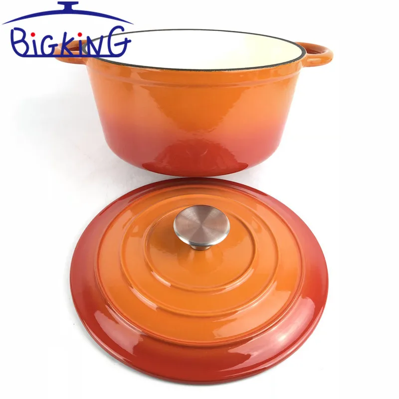 Cast Iron Enameled Round Cooking Pot /Dutch Oven/Casserole/Cocotte