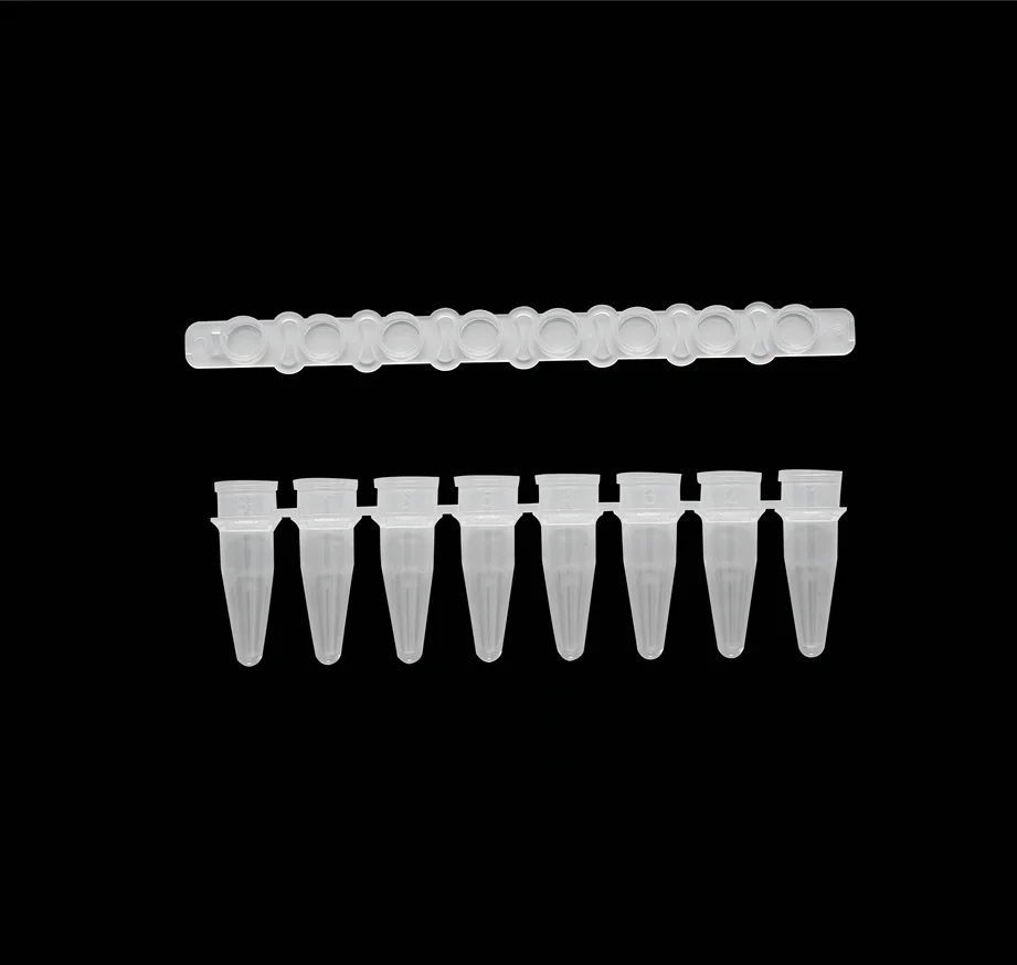 0.2ml PCR tube 8-strip and cover