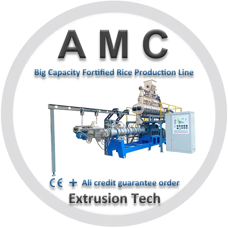 1200kg/h Fast delivery artificial rice extruder machine artificial rice making machine