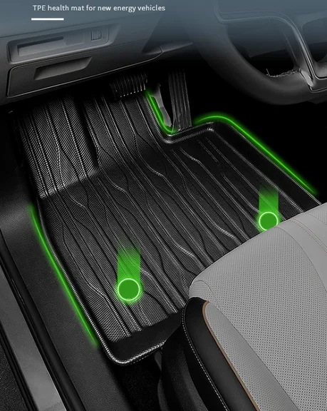 3D TPE Interior Accessories Foot Pad Car Floor Mat Rear Cargo Boot Liner Trunk Mat For Changan DEEPAL S07 2023-2024 Eco-friendly