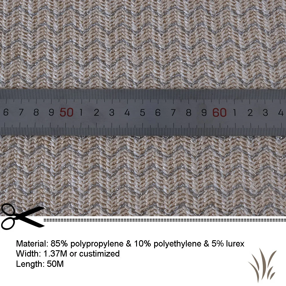 Wholesale Faux PP Straw Woven Fabric with silver wire For Bags or Shoes Braided Raffia Textile Home fabrics textile suppliers