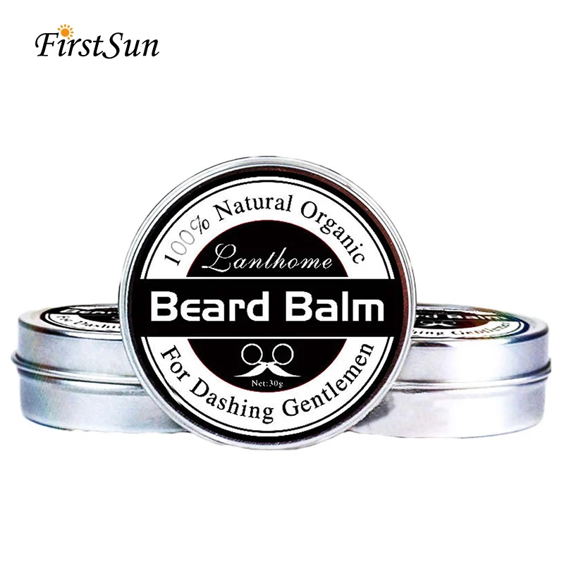 100% natural product beard balm Organic Beard Wax Nourish the skin of the beard 30g