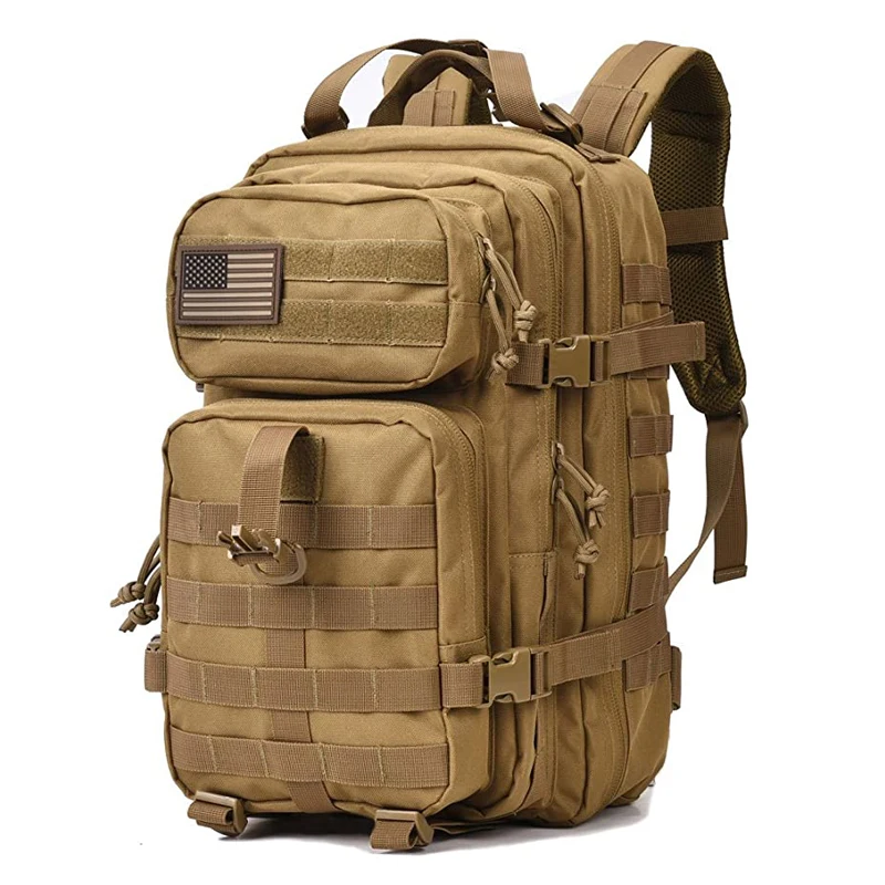 Custom Waterproof Assault Tactical Rucksack Hiking Outdoor Molle Fitness Trekking Bag Gym Sports Tactical Backpack