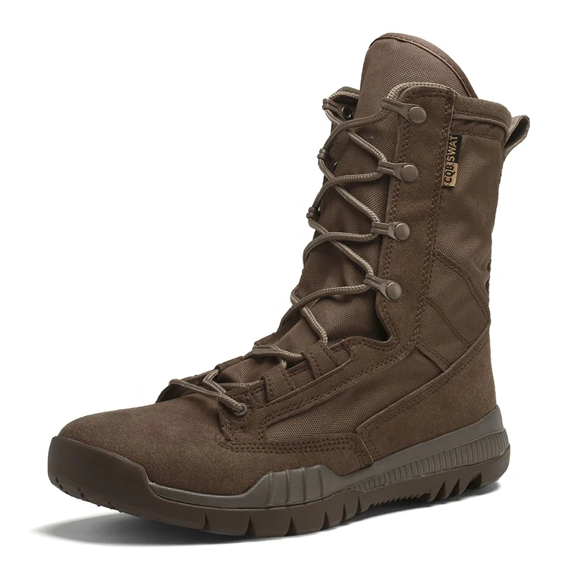 
New arrival China factory best price lightweight outdoor army combat boots 