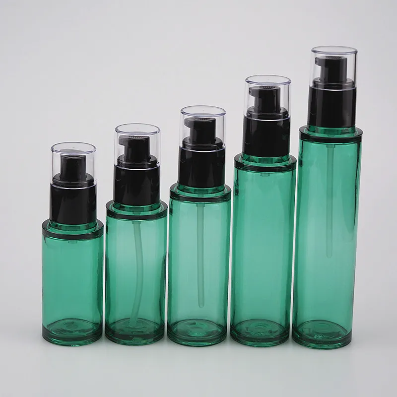 
50ml 60ml 70ml 80ml 90ml 100l Luxury Hard High quality cosmetic skin care PET plastic bottle 
