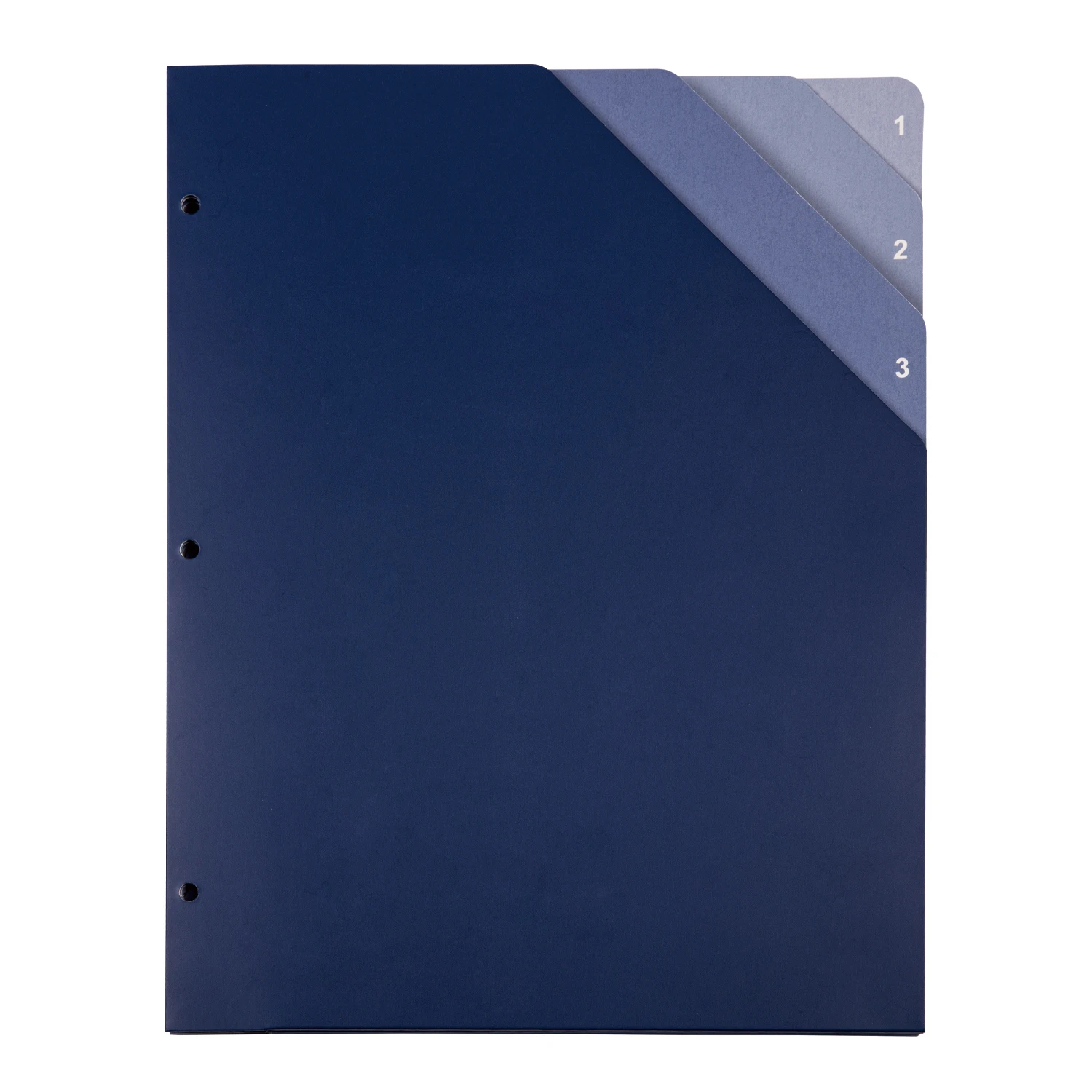 3 Pieces Paper Cardboard Presentation File Folder Pocket Folder Set