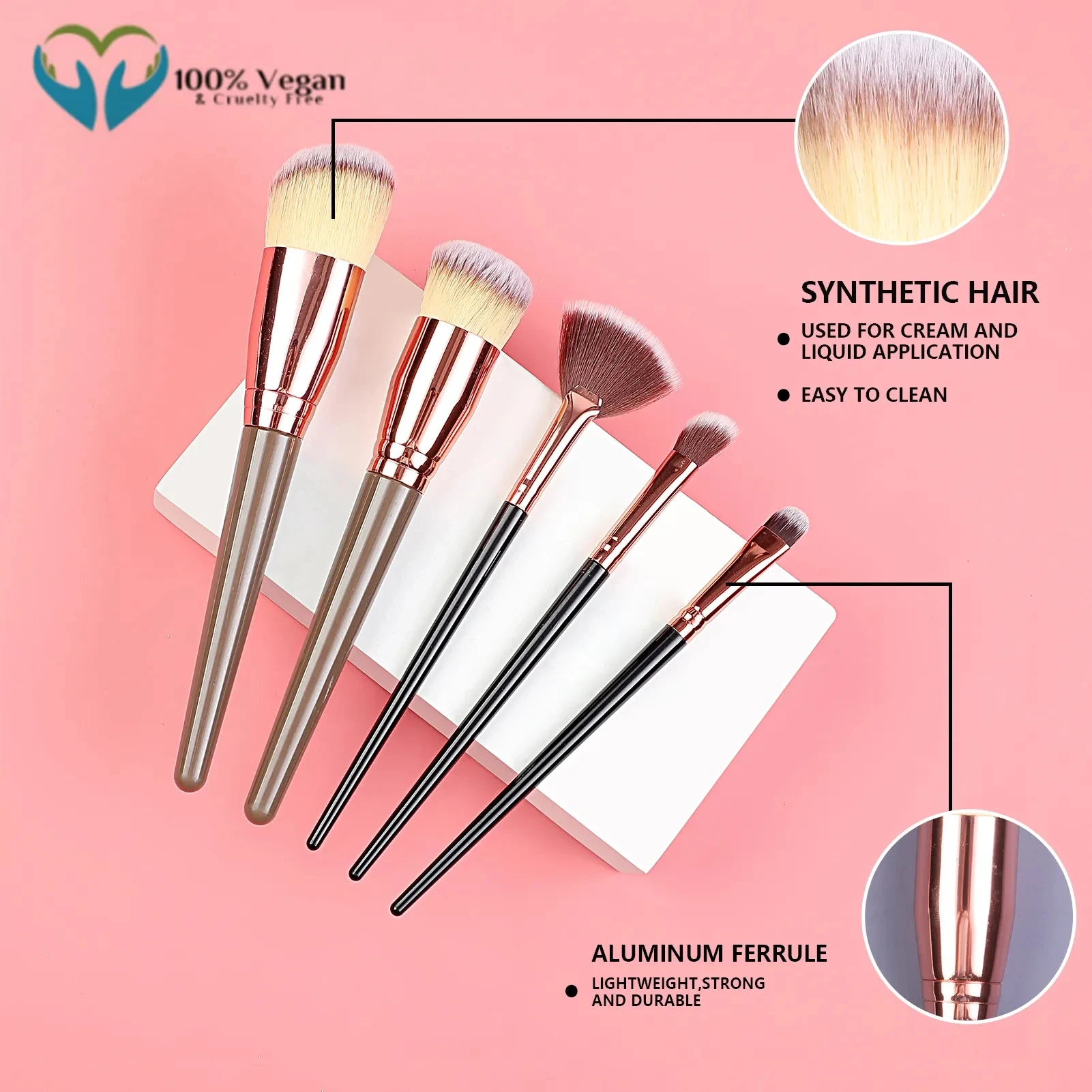 Foundation Eyebrow Eyeshadow Makeup Brush Fashion Beauty Make Up Cosmetic Tools 7/10/15pcs Makeup Brushes Set With Brushes Bag