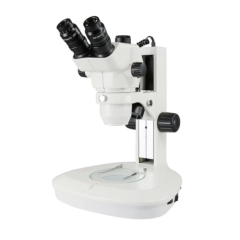 VS0850T-L1 Magnification 0.8X-5X Zoom Stereoscopic Trinocular Microscope 40X-200X magnification stereo microscope