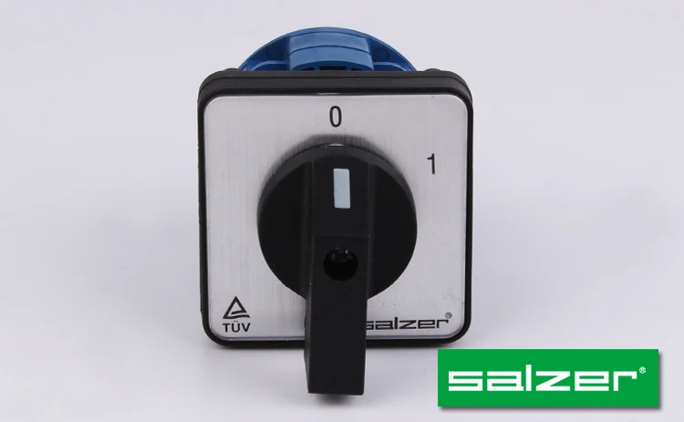 SALZER SA16 16 Amp  0-1 2 position 3 pole 61003 rotary switch cam selector switch isolator switch (TUV,CE and CB Approved)