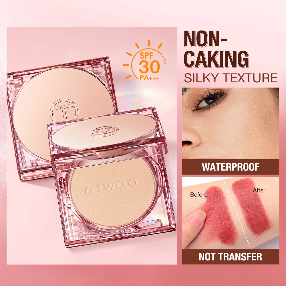 O.TWO.O New Arrival Oil Control Matte finished Delicate Pressed Powder Long Lasting Setting Powder Wholesale or OEM