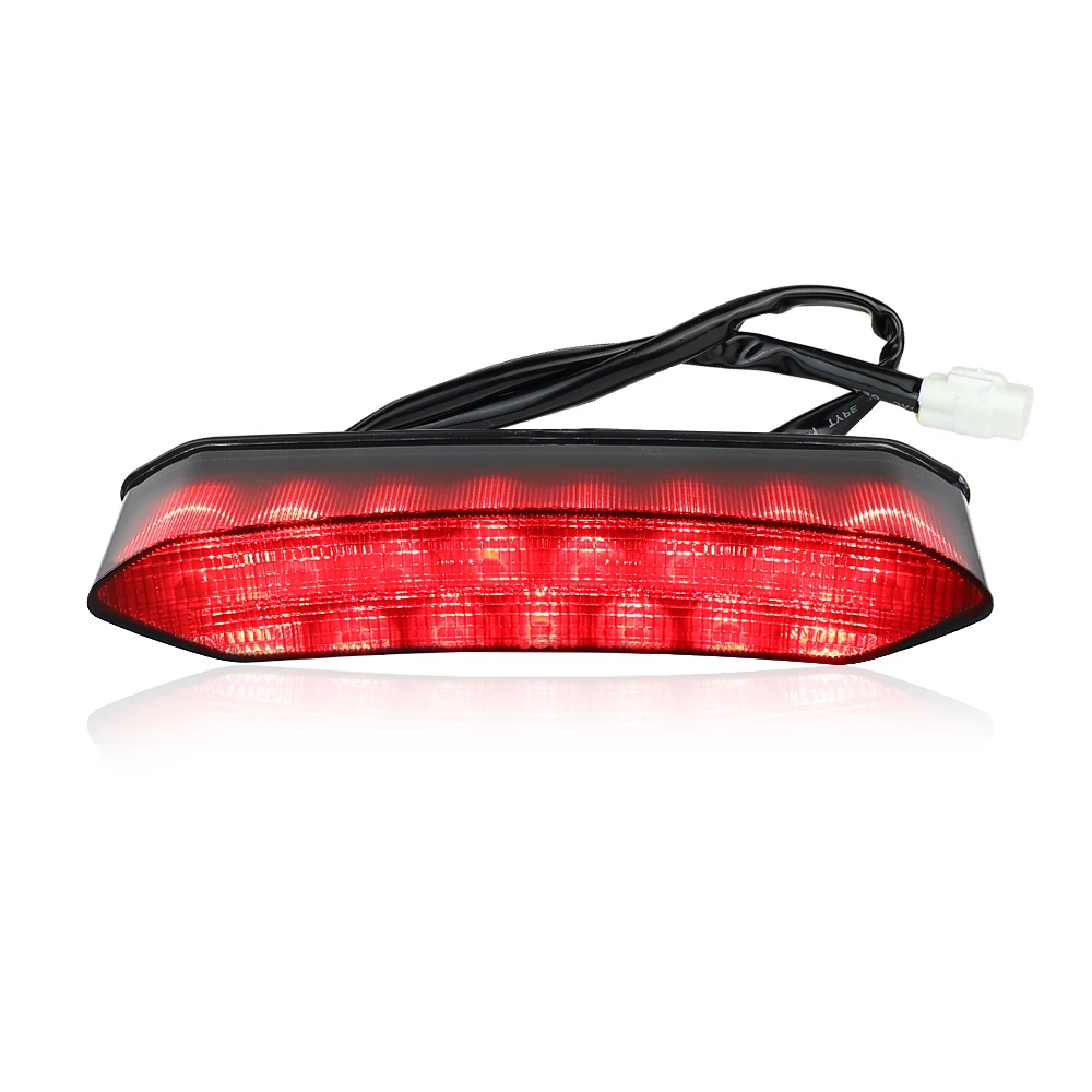 Black Led Tail Light Brake Lamps Tail Lamp  Kit for Yamaha Raptor 700R 700 R YFZ450R YFZ450X
