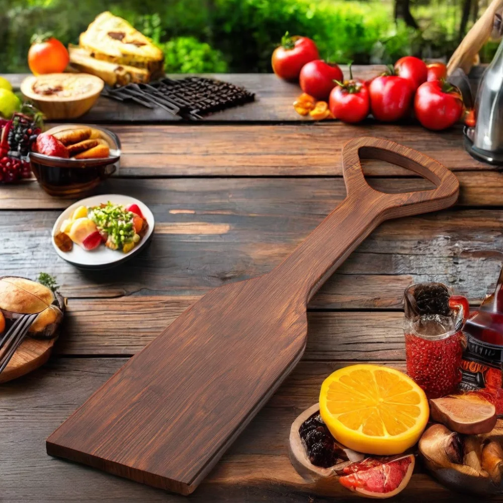 PUSELIFE лидер продаж инструменты для барбекю открывалка бутылок из натурального дерева скребок чистки гриля