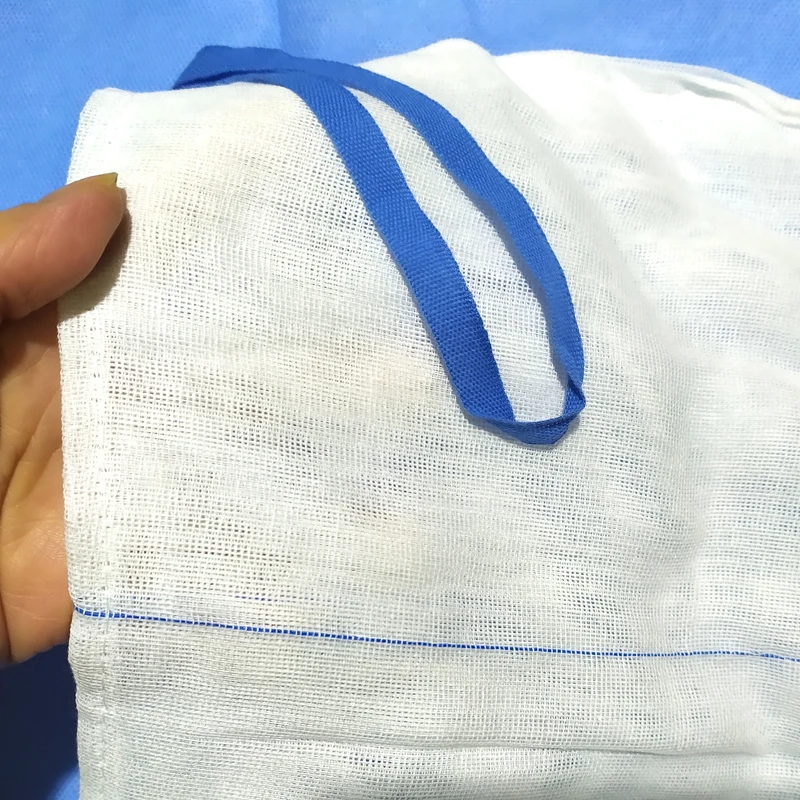 Medical Suppliers 100% Cotton Absorbent Gauze Pads CE Suture Practice Kit White EO Medical sterile gauze dressing