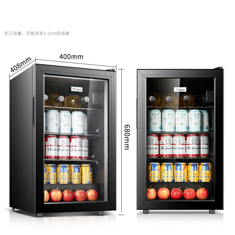 Ice Bar Small Refrigerator Household Refrigeration and Preservation Tea Cabinet Sample Storage Cabinet Wine Cabinet