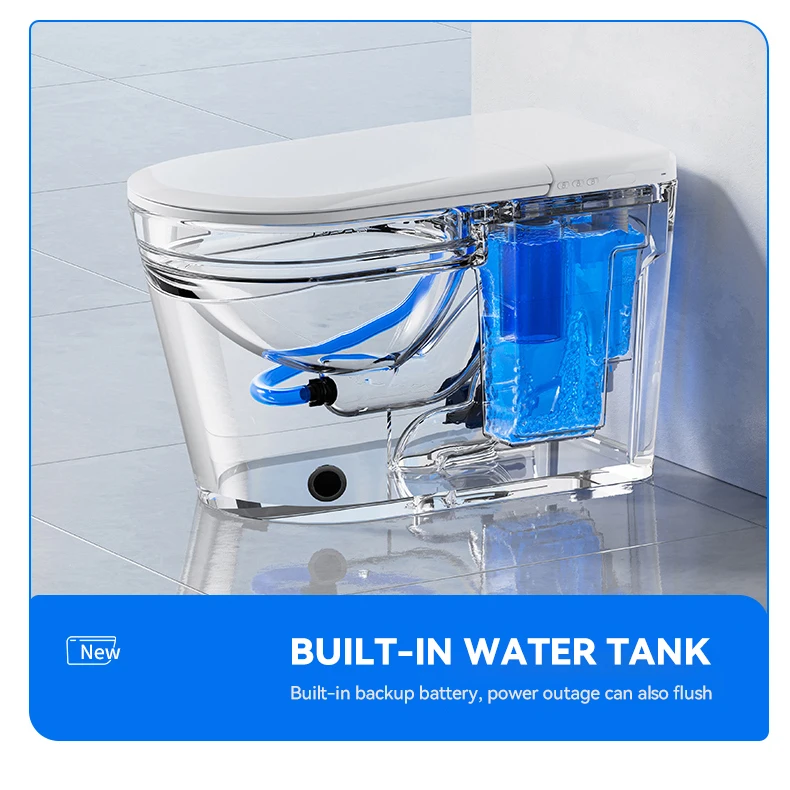 High-end Automatic Bathroom Sanitary Wares Floor Mounted Ceramic Intelligent Toilet Automatic Open Sensor Flush Smart Toilets